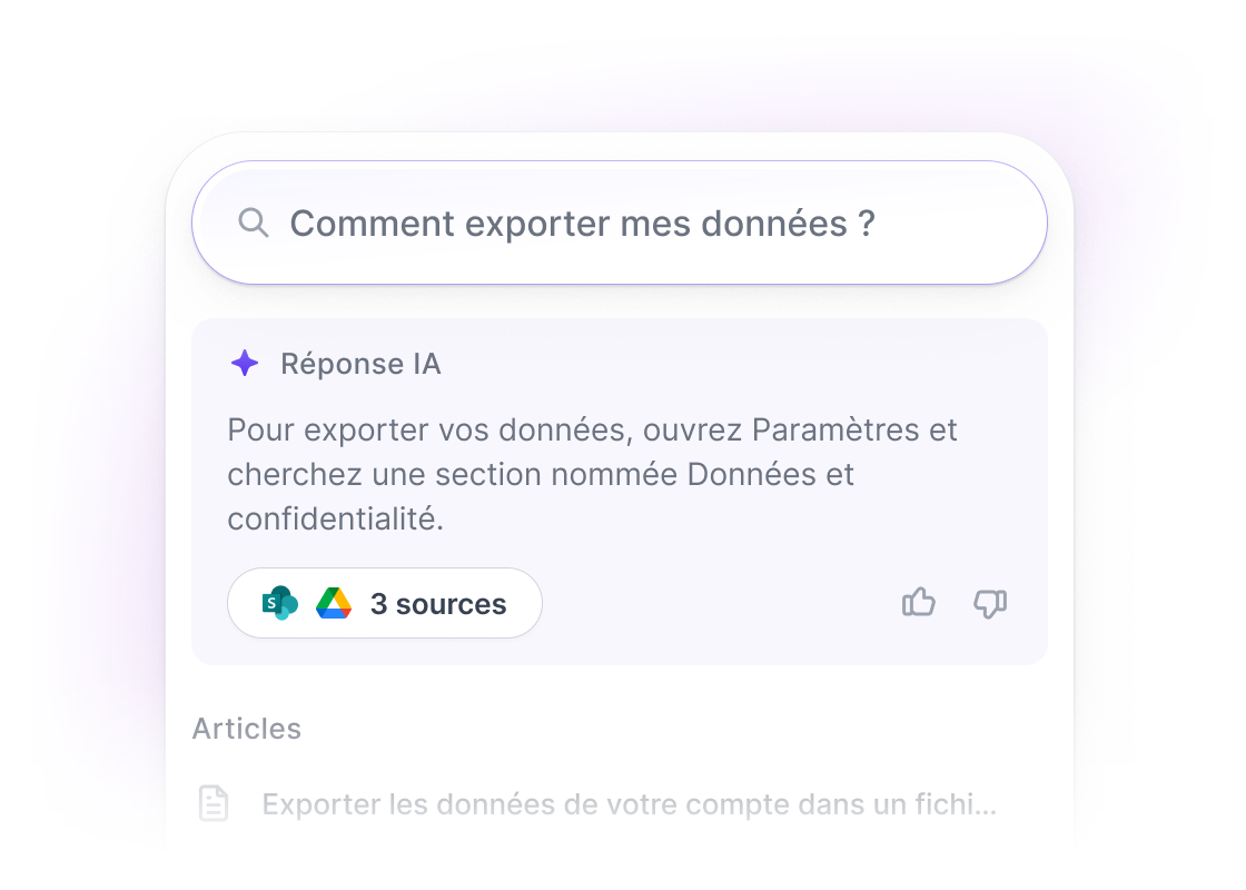Illustration du produit Recherche IA
