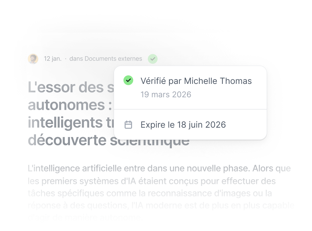 Maintenir à jour