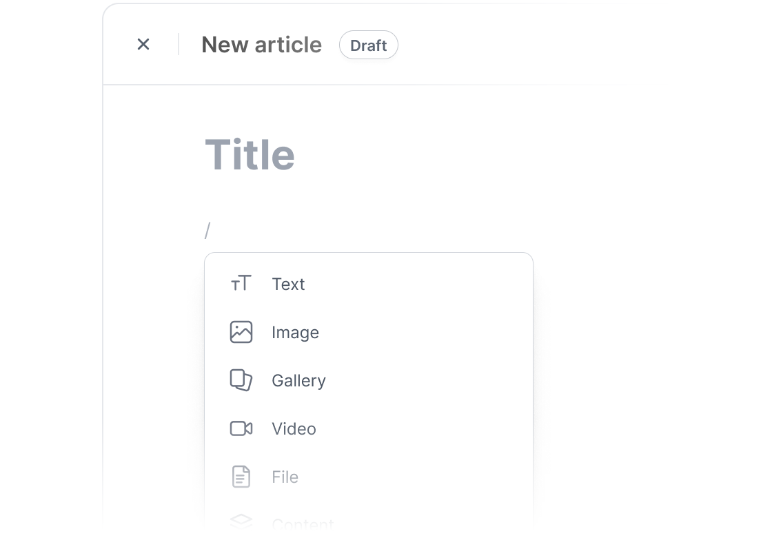 Content Editor product illustration