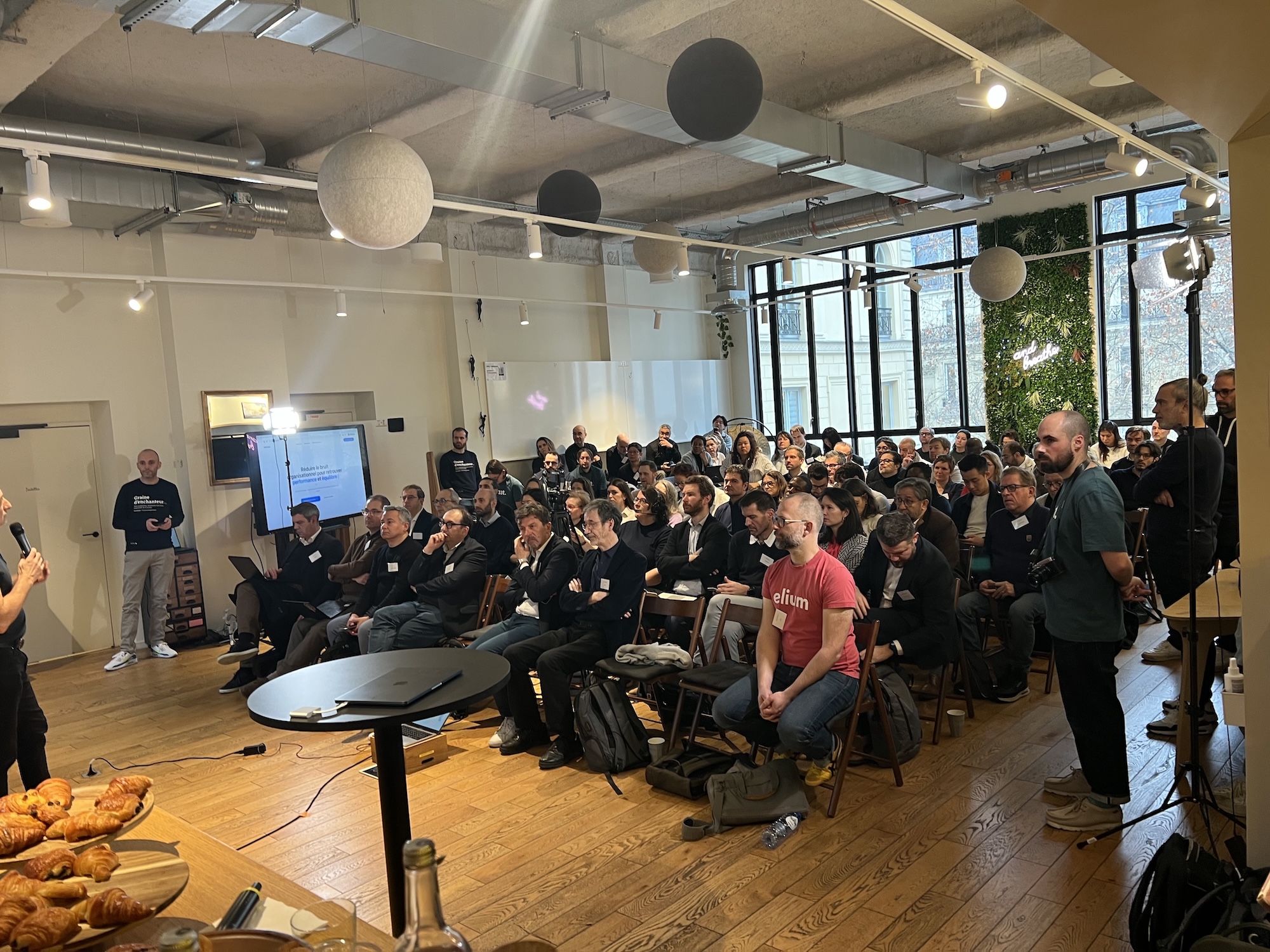 The audience at the Lecko 2026 study presentation